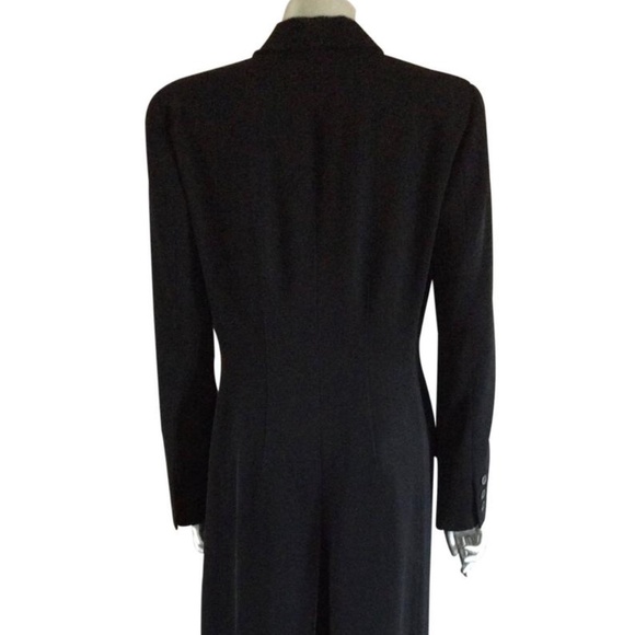 Vintage Alberta Ferretti Long Black Coat - Picture 4 of 7